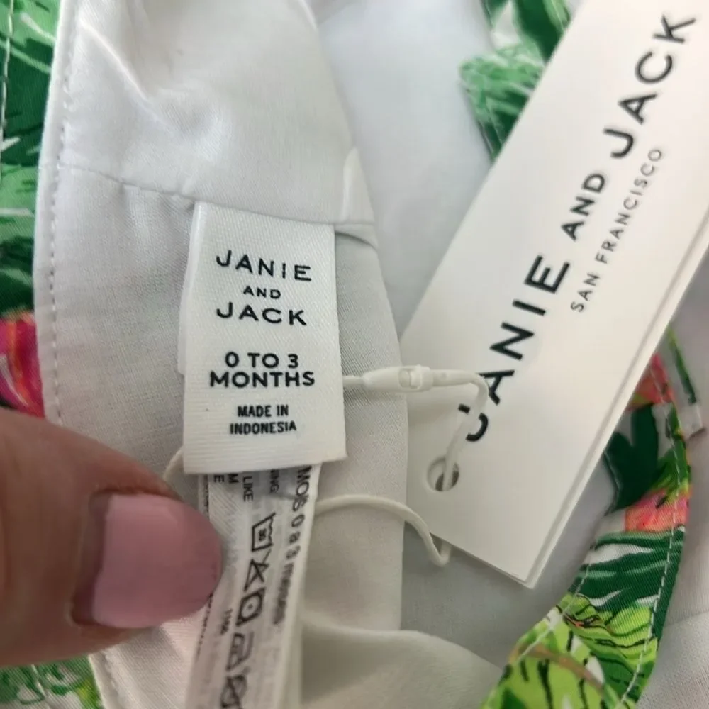 Janie and Jack 100049297 Baby Tropical Floral Bucket Hat size 0-3 months NWT